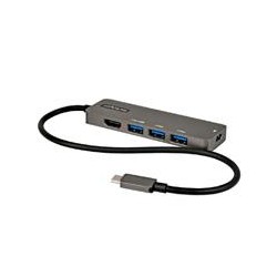 DOCKING STATION USB-C - ADAPTADOR MULTIPUERTOS USB TIPO C A HDMI 2.0B 4K DE 60HZ HDR10 - PD DE 100W DE PASO - HUB USB 3.0 DE 4 P