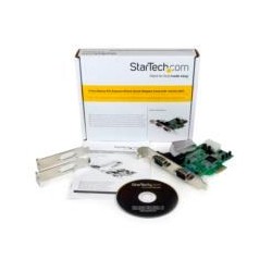 TARJETA PCI EXPRESS ADAPTADORA PCIE DE 2 PUERTOS SERIAL RS232 DB9 UART 16550 - STARTECH.COM MOD. PEX2S553 STARTECH.COM PEX2S553