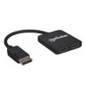 VIDEO SPLITTER,MANHATTAN,152716, DISPLAYPORT 1 DP IN : 2 HDMI OUT UHD MANHATTAN 152716
