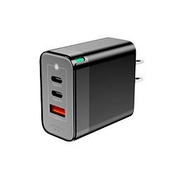 CARGADOR DE PARED ACTECK ENERGON PRIME CP65W  /  65W  /  2X USB-C  /  1X USB A  /  NEGRO  /  AC-935579 ACTECK AC-935579,75062159