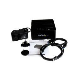 BASE CLONADORA DOCK STATION USB 3.0 Y ESATA COPIADORA DE UNIDADES DE DISCO SATA 6GBPS DE 2.5 Y 3.5 PULGADAS - CLONADOR AUTONOMO 