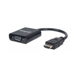 CONVERTIDOR,MANHATTAN,151436,VIDEO HDMI A SVGA, BL MANHATTAN 151436