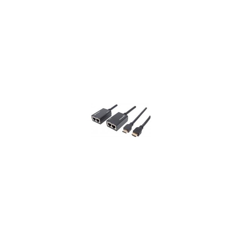 EXTENSOR VIDEO,MANHATTAN,207386, HDMI, 30M VIA CAT 5 / 6 MANHATTAN 207386