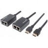 EXTENSOR VIDEO,MANHATTAN,207386, HDMI, 30M VIA CAT 5 / 6 MANHATTAN 207386