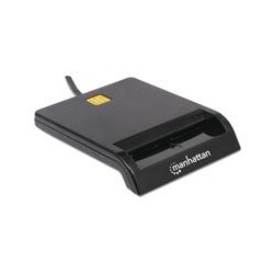 LECTOR TARJETAS,MANHATTAN,102049, INTELIGENTES (C / CHIP) USB MANHATTAN 102049